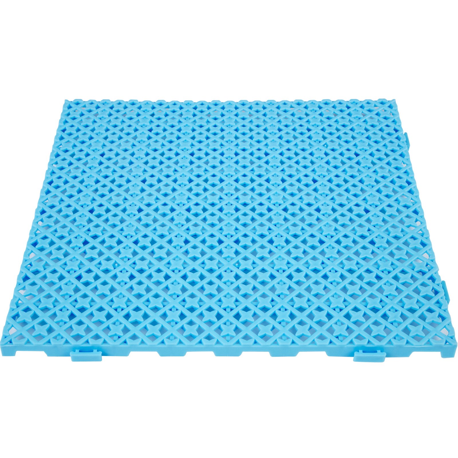 Tapis De Douche Antidérapant ENKOSI - Carré 68.6x68.6 Cm, PVC, Trous De Drainage