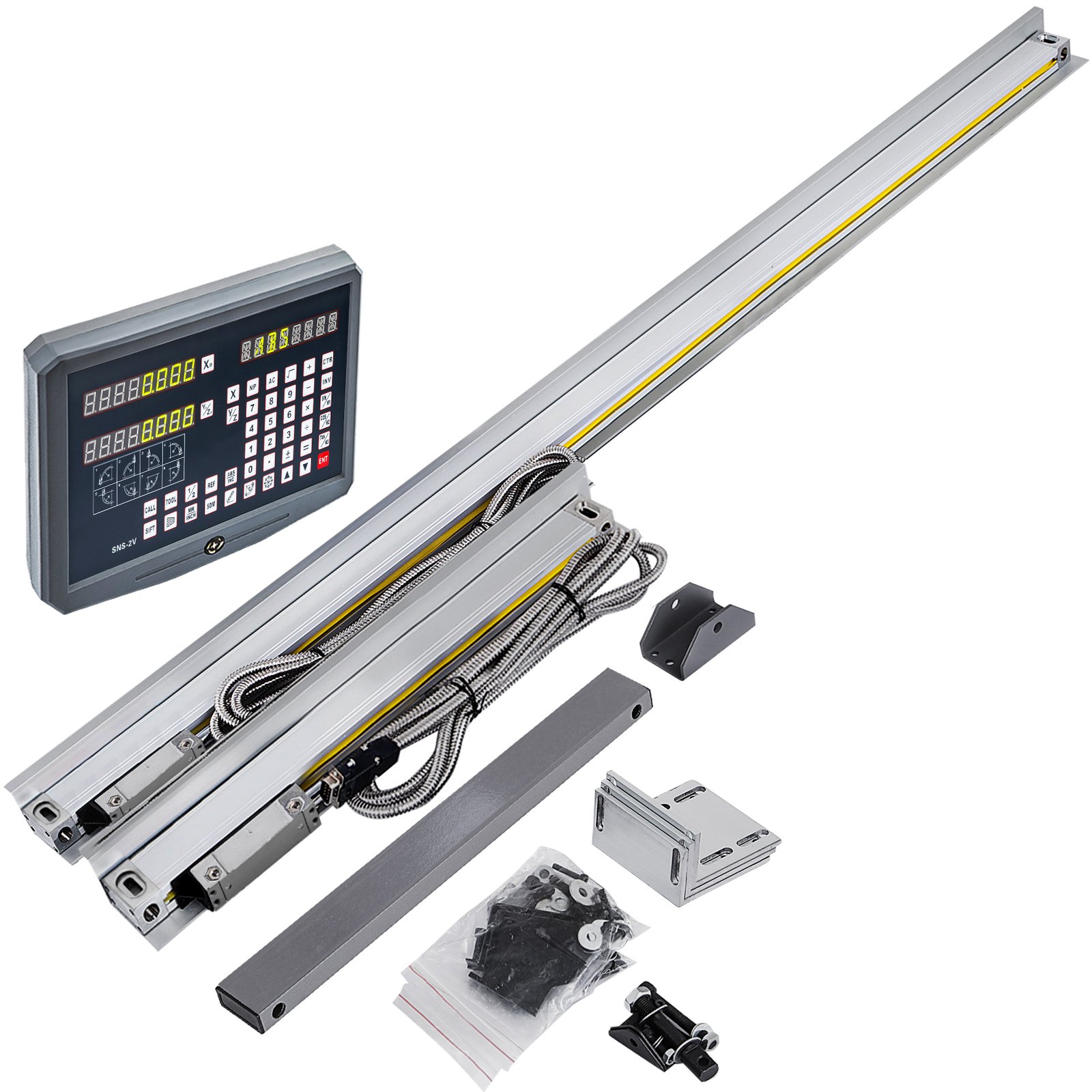 Encodeur Linéaire Magnétique Haute Précision 0,005 Mm - Pour Fraiseuse, Tour, Meuleuse - Lecteur MSR500 - 9