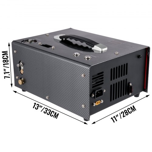 Pompe PCP Haute Pression VEVOR – 41,37 MPa, Avec Filtre à Eau Et Huile, Manomètre, Tube Inox – Pour Carabine, Pneus, Kayak