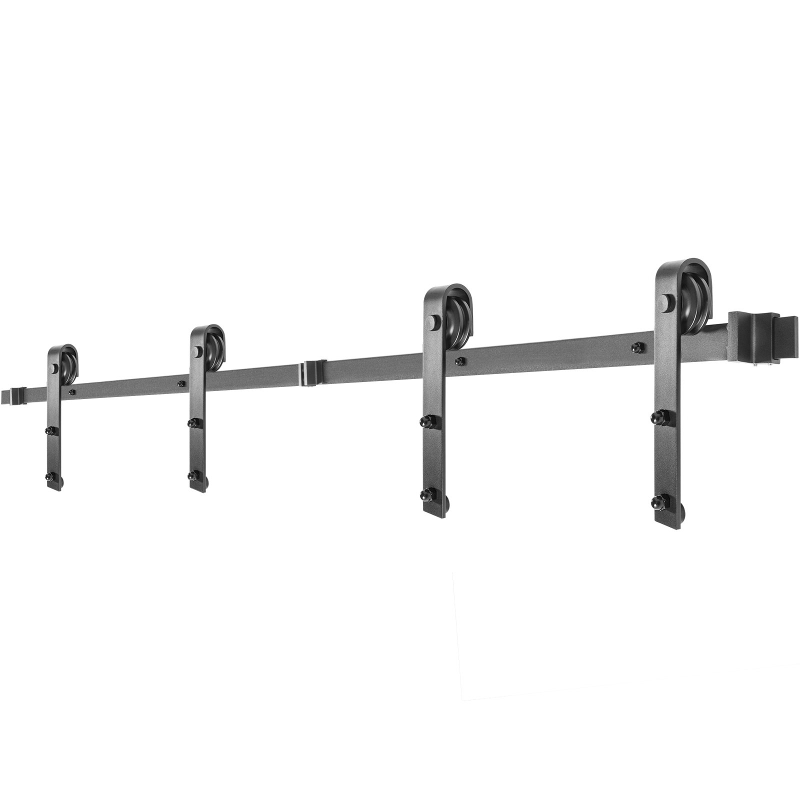 Kit Quincaillerie VEVOR Pour Porte De Grange Double Suspendue - Rail 488 Cm - Porte Jusqu'à 150 Kg