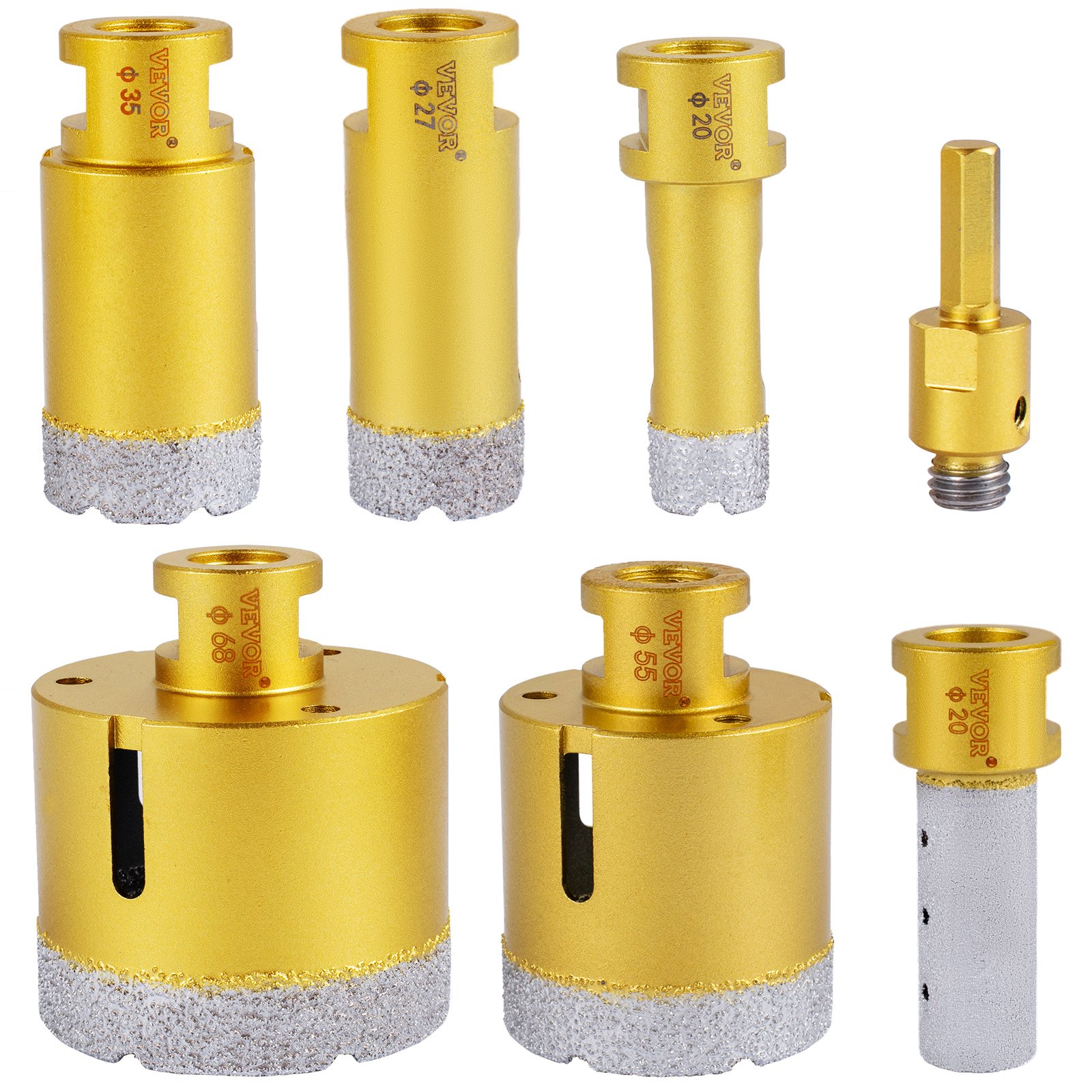 TREPAN DIAMANTE D43 HT35 PERÇAGE À EAU CARRELAGE - SCIE CLOCHE