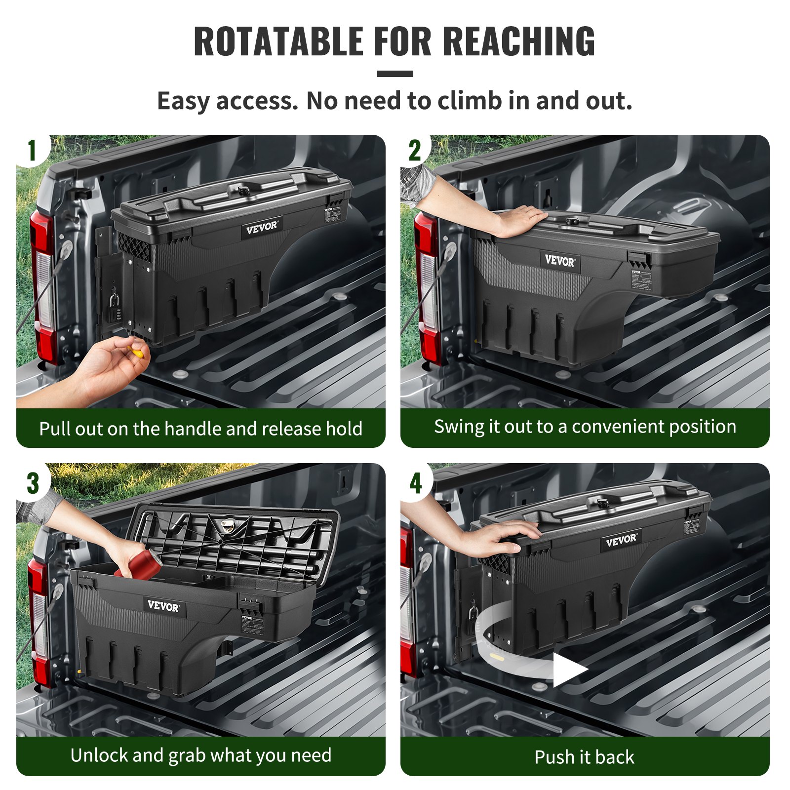 UNDERCOVER SwingCase SC206D Boîte de rangement pour lit de camion