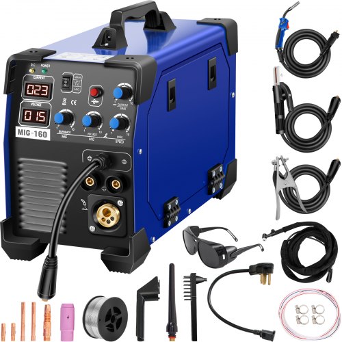 Poste à Souder Inverseur MIG/MAG/MMA 250A 220V - 3 En 1 Avec Fonction Lift TIG - Affichage Numérique - Cyclique 60%