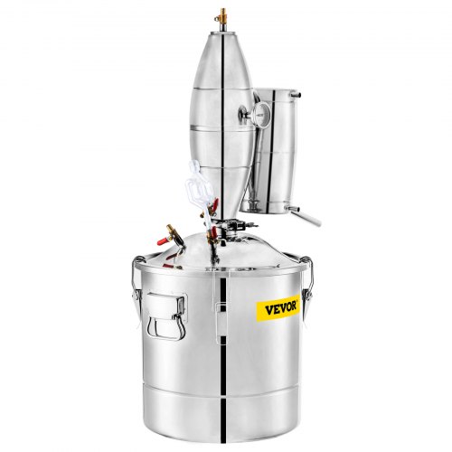 VEVOR Distillateur d'Alcool 70 L Alambic Distillation Eau Acier Inox