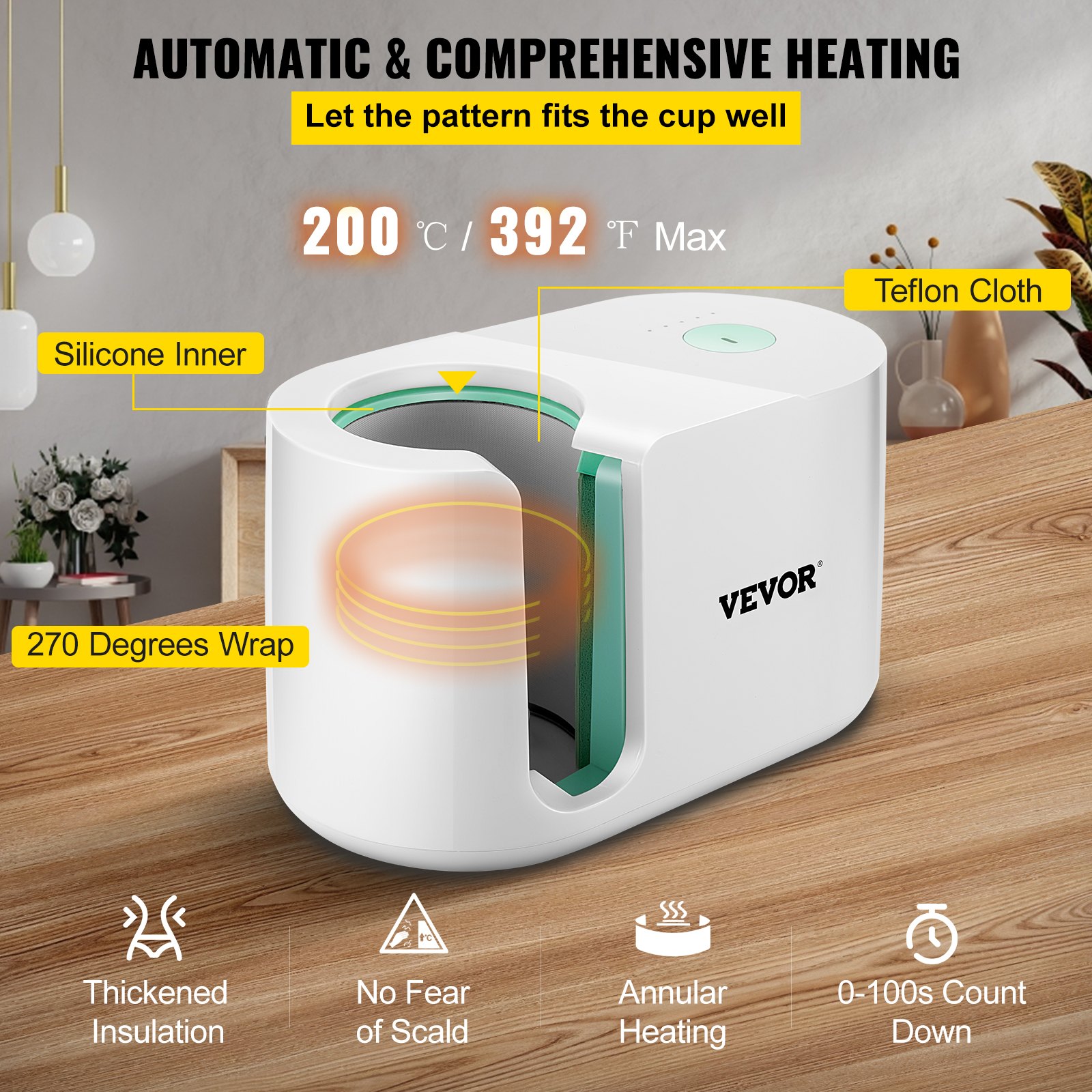 Machine de presse à tasse , presse à chaleur automatique pour tasse 11-15oz, presse à café portable par sublimation par transfert de tasse avec bouton à une touche, machine de presse à Machine de presse à tasse , presse à chaleur automatique pour tasse 11-15oz, presse à café portable par sublimation par transfert de tasse avec bouton à une touche, machine de presse à