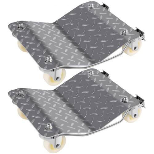 VEVOR Chariot De Manutention Voiture 2PCS - Charge 1,4T Déplace Voiture Avec Roues Verrouillables