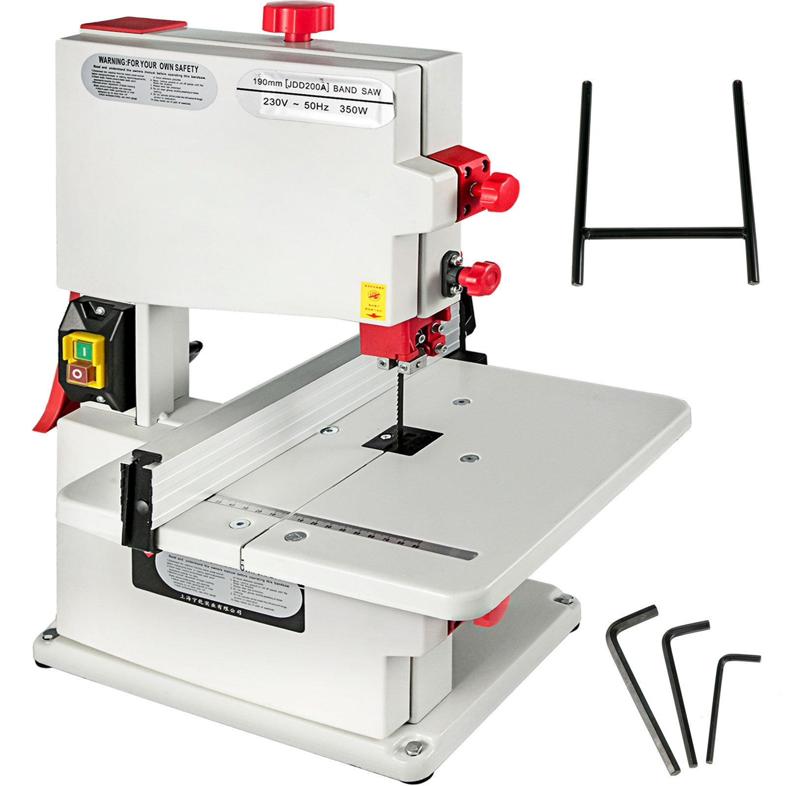 Vevor scie ruban lectrique 250 w 80 mm hauteur de coupe vitesse 900