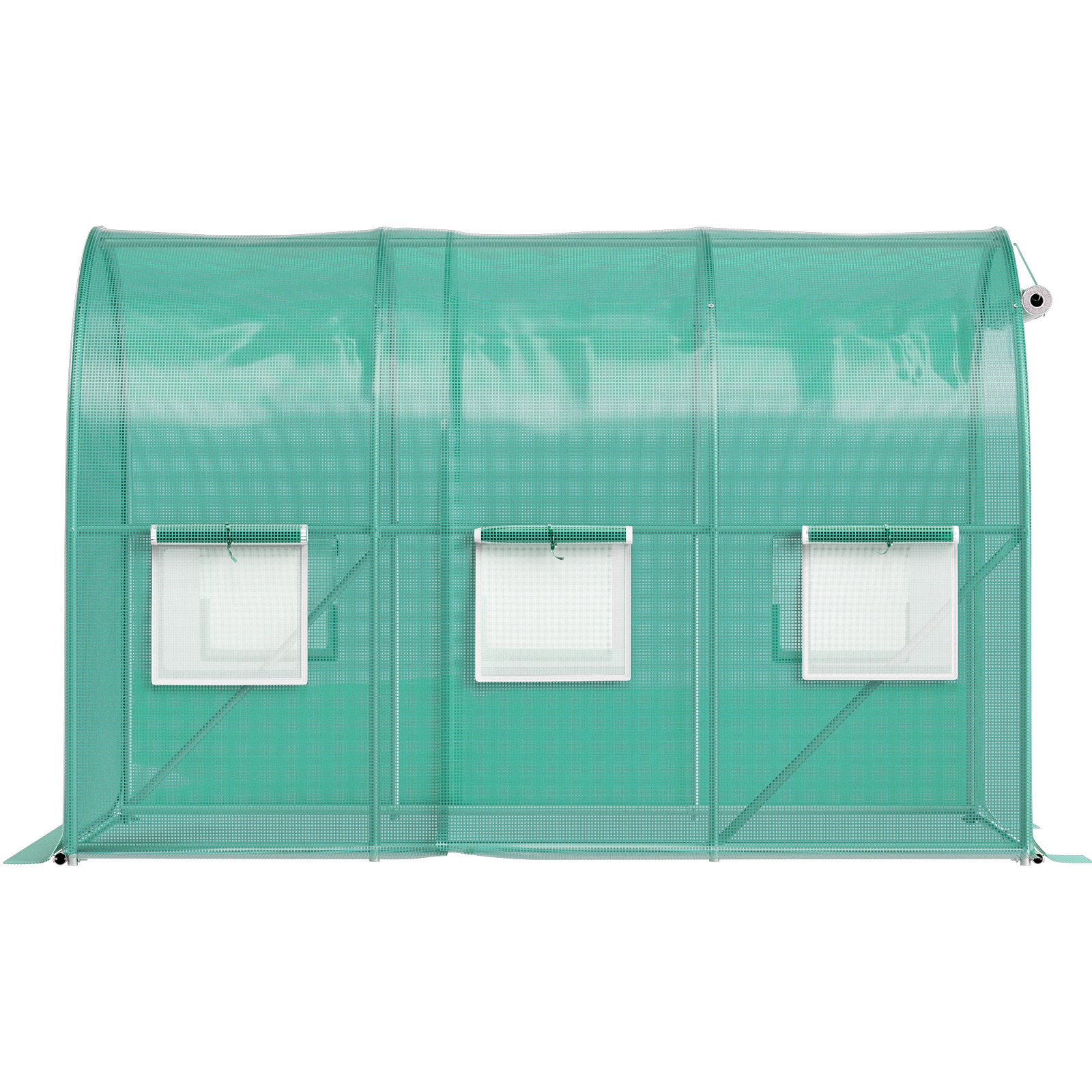 Serre Tunnel VEVOR 6,1x3x2,1 M - Abri Jardin Avec Cadre Acier Et Toit PE Étanche - Pour Légumes & Fleurs