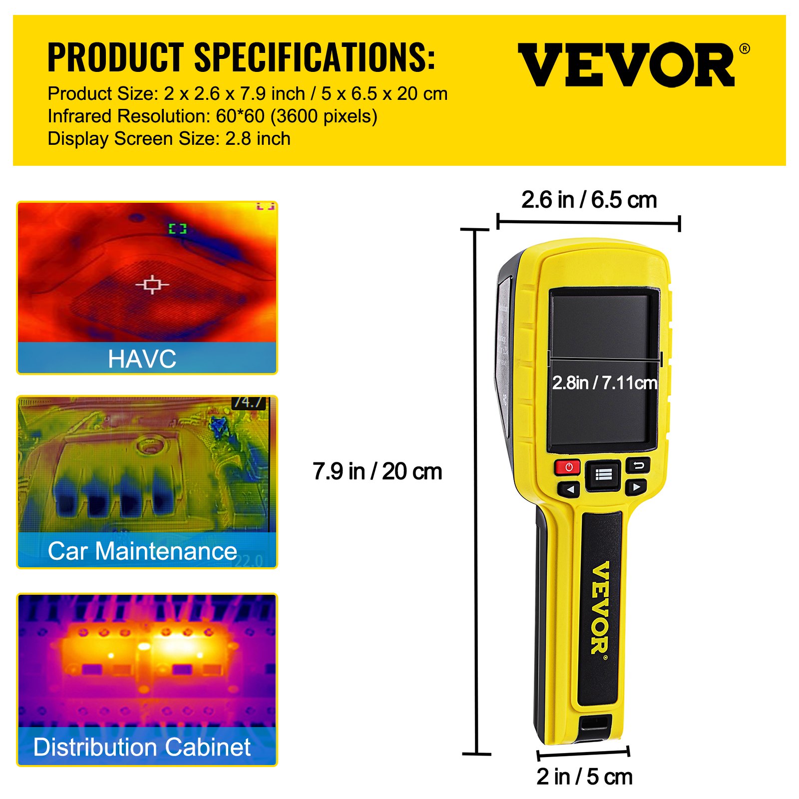 Caméra Thermique , Super Résolution 320 X 240 Pixels, 2 Mpx, Taux