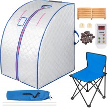 Vevor Portable Steam Sauna Bag Waterproof Weight Loss Tent Skin Spa Bath 220v