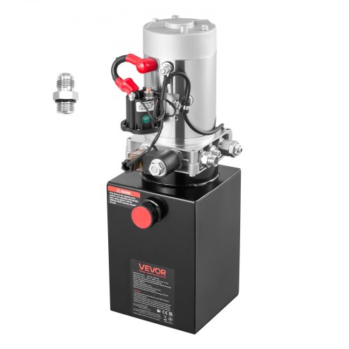 

VEVOR Pompa Idraulica per Elevatore 1600 W Azione Singola Pressione 2320-2900 PSI Centralina Idraulica Rimorchio Ribaltabile con Serbatoio Olio in Metallo Volume 2,1 mL/r da Officina Garage, Nero