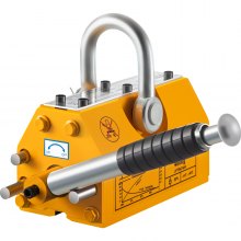 VEVOR Sollevamento Magnetica Permanente di Sollevamento, 400kg Sollevatore Magnetico a Magnete per Il Sollevamento di Lamiere di Acciaio, Blocchi, Barre, Materiali Cilindrici
