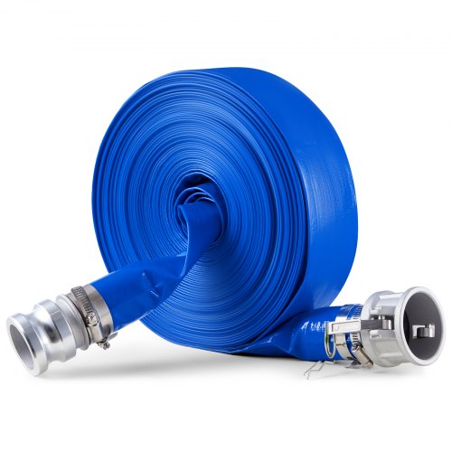 

VEVOR Tubo per Controlavaggio, 50,80 mm x 30,48 m, Tubo Blu Alta Qualità, con Morsetti, Camlock, Raccordi in Alluminio, per Varie Pompe, per Trattamento Acque Reflue, Trasporto Acqua e Scopi Agricoli