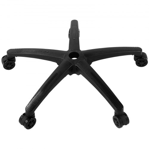 

VEVOR Base Sostitutiva per Sedia da Ufficio, 710 mm, Base Universale per Sedia da Scrivania per Computer, Capacità Carico Statico 1134 kg, 5 Rotelle, Piedini Rinforzati, Sostituire la Base, Nera