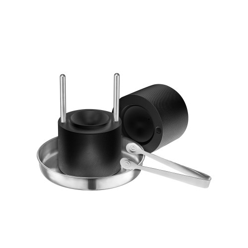 

VEVOR Kit Pressa per Palline Ghiaccio, Pressa per Ghiaccio Alluminio Aeronautico Stampo per Palline Ghiaccio, Kit con Pinza, Vassoio Raccogligocce Bicchiere, Produttore di Palline di Ghiaccio 60mm