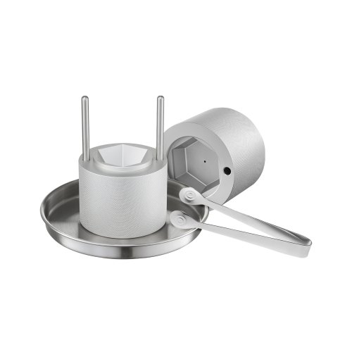 

VEVOR Pressa per Cubetti di Ghiaccio 65mm, Stampo per Cubetti di Ghiaccio Rotondi in Alluminio Aeronautico, Pressa per Cubetti di Ghiaccio con Vassoio Antigoccia Pinze Bevande Cocktail Whisky Bar