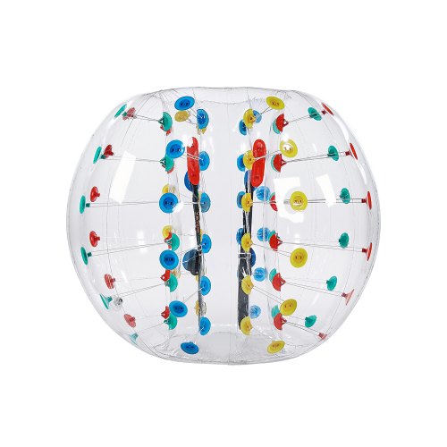 

VEVOR Palline Paraurti Gonfiabili, Vestito Portatile di Sumo della Palla 0,8mm di Spessore per Sport all'Aperto Gioco di Squadra, Giocattolo per Giardino Cortile Parco, Multicolore 1,5 m