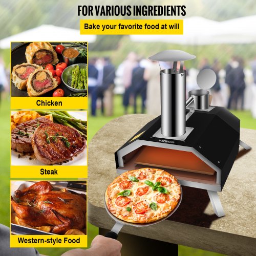 VEVOR VEVOR Forno per Pizza Portatile da 12\