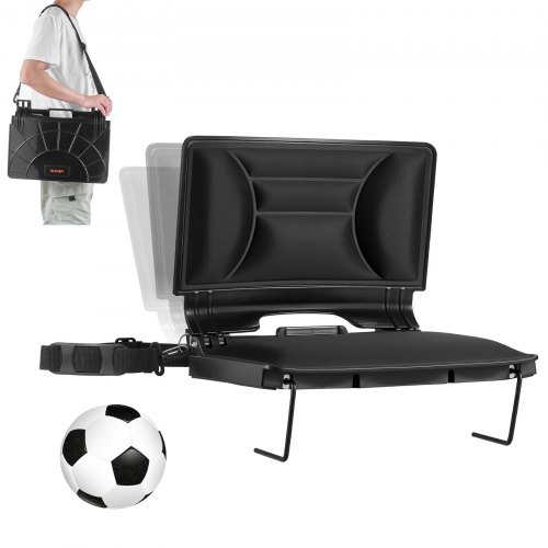 

VEVOR Sedia da Stadio Pieghevole con Schienale Seduta Imbottita, Cuscino del Sedile per Campeggio Prato Giardino Larghezza 424,18 mm Realizzata in Materiale Lycra per Tribune, Confezione da 1
