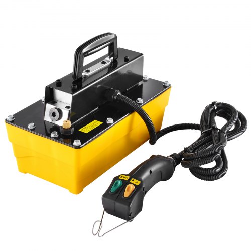 

VEVOR Pompa Idraulica Pneumatica 703,06 kgf/cm² Pompa Idraulica Pneumatica Plastica, Attuatore di Controllo Remoto, Serbatoio 2,3 L Uscita Olio NPT 16,66 mm Ingresso NPT 13,7 mm per Pressa Idraulica