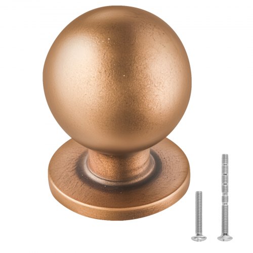 

VEVOR Pomelli per Mobili, 12 Pezzi, Maniglie per Cassetti e Porte in Lega di Zinco, Pomelli Rotondi, Ferramenta per Armadietti con Viti per Bagno e Cucina, 25 mm Colore Ottone Anticato