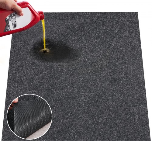 

VEVOR Tappetino Garage 2011,7x2590,8x2,4 mm Tappetino Antiscivolo Impermeabile Protezione Acqua Neve Pioggia Fango Olio per Auto con Supporto in TPE Anti-Perdite, Facile da Pulire, Tagliare, Vari Usi