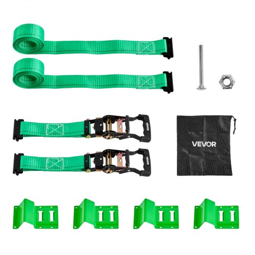 

VEVOR Cinghie a Cricchetto di Fissaggio per Auto 50,8 x 2438,4 mm con Fibbia e Resistenza alla Trazione di 1986,73 kg e Capacità di Carico di 662 kg, Cinghia di Fissaggio per Ruote, SUV, Rimorchi