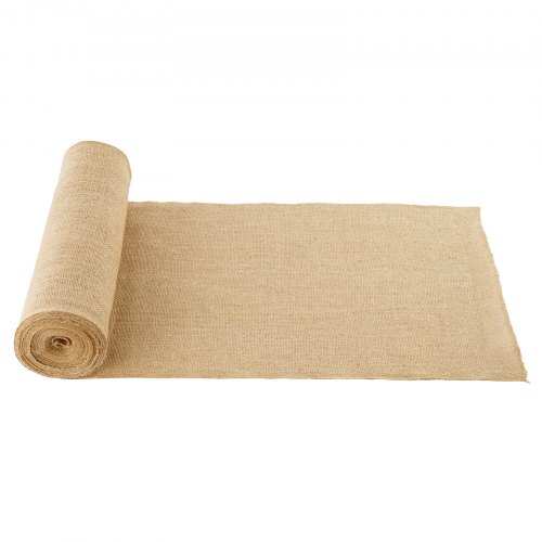 

VEVOR Rotolo di Tessuto di Juta, 355 mm x 9,1 m 50 x 50 Rotoli di Tessuto di Juta Naturale ad Alta Densità, Rotolo di Tessuto di Juta per Avvolgere Alberi, per Decorazioni, Artigianato, Matrimonio