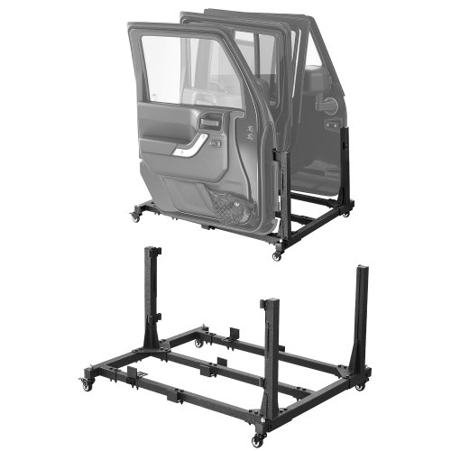 

VEVOR Carrello Portaoggetti per Portiera Auto Carrello Organizzatore per Portiera Auto Jeep Capienza per 4 Porte, Carrello Portaoggetti per Porte di Auto Stabile e Mobile Compatibile Jeep Wrangler