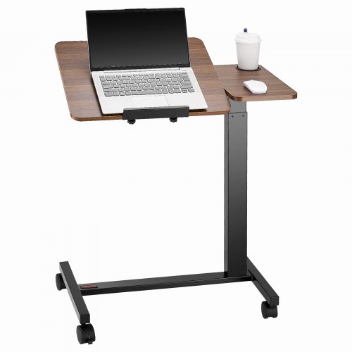 

VEVOR Tavolo da Letto Mobile per Ufficio Studio Scrivania per Laptop Legno Nero