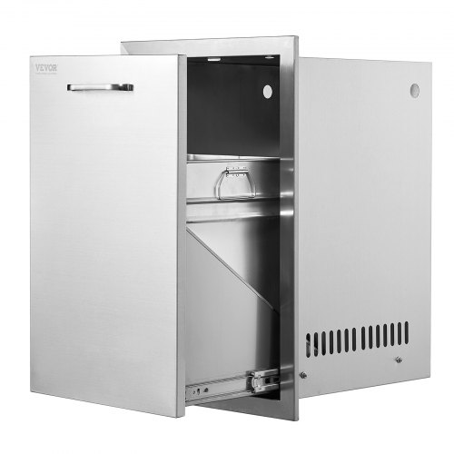 

VEVOR Cassetto per Bombola di Gas, 40,6 x 55,9 x 40,6 cm 20,93 kg Gas Cassettiera da Cucina Impermeabile con Guida Scorrevole Inferiore, Cassonetto Incorporato in Acciaio Inox per Le Cucine all'Aperto