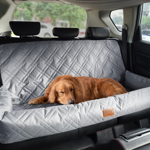 

VEVOR Seggiolino Auto per Cani di Media e Grande Taglia Carico 45 kg Grigio