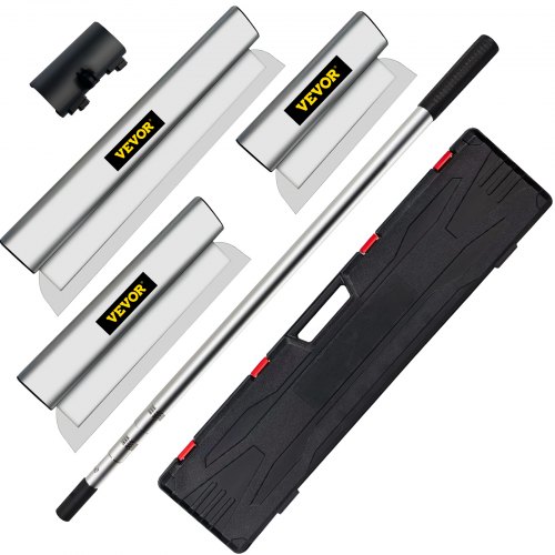 

VEVOR Spatola di Finitura, Lama 10 / 16 / 24 Pollici Peso 4,58 kg Strumento Scremante in Acciaio Inossidabile per La Rimozione di Stucco, Mastice, Gesso, Stucco, Raschiatura, Vernice e Carta da Parati