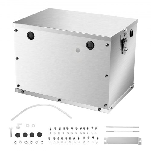 

VEVOR Scatola per Batteria Gruppo 24/31, Cassetta per Batteria Auto Barche in Lega di Alluminio, Custodia per Batteria da Barca con Serratura Custodia Portabatterie per Auto, Barche, Camper, Camion