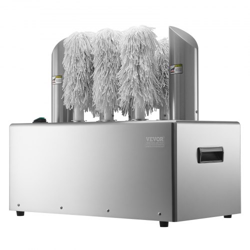 

VEVOR Lucidatrice per Bicchieri da Vino, Lucidatrice per Bicchieri a 8 Spazzole, Lucidatrice Elettrica 660 Tazze/Ora per Bicchieri da Champagne, Boccali da Birra, Boccali, per Bar, Ristoranti, Cucine