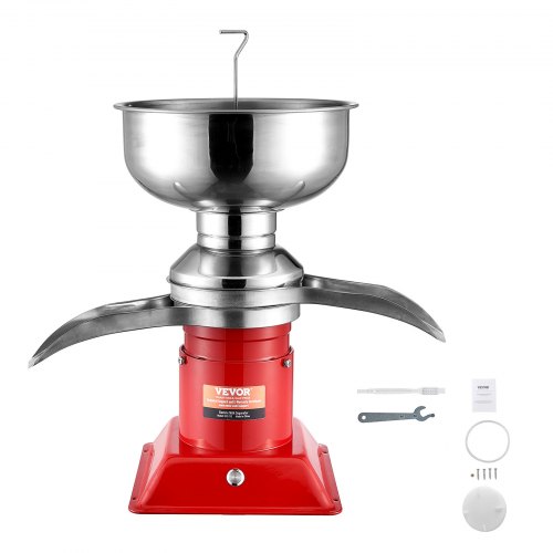 

VEVOR Separatore Centrifugo per Crema di Latte, Macchinetta Separatore di Crema Elettrico in Acciaio Inox 304 100 L/H 10500 Giri/min, Scrematrice Centrifuga per Crema Formaggio Dolci 30 W, 100-240 V