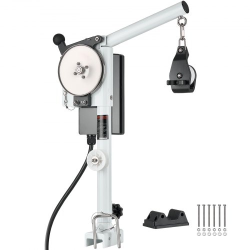 

VEVOR Verricello Manuale da Tiro per Nasse, 12 V CC 1200 W, Capacità di Sollevamento di 90 kg, Velocità della Linea di 35 m/min, Rotazione di 360° e Resistente alla Corrosione, per Granchi, Gamberi