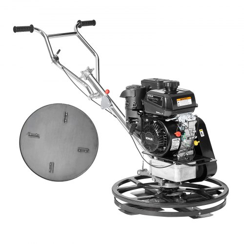 

VEVOR Cazzuola Elettrica 610 mm Cazzuola per Cemento Manuale con Cazzuola, Cazzuola per Superfici Alimentata a Gas 4,47 kW per Superfici Lisce in Calcestruzzo, Cazzuola per Cemento con Lama, Arancione