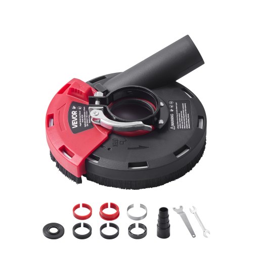 

VEVOR Copertura Antipolvere Smerigliatrice 100-125 mm 6 Rondelle Collegamento