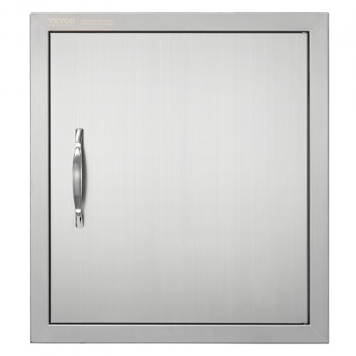 

VEVOR Porta di Accesso per Cucina Porta Singola da Cucina Esterna 18"x 20", Porta da Incasso in Acciaio Inox, Montaggio a Incasso per Isola BBQ, Stazione per Grigliate, Mobile da Esterno