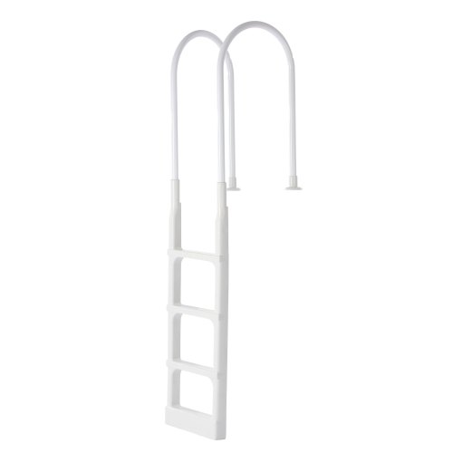 

VEVOR Scala per Piscina, Scala con Corrimano Doppio a 4 Gradini, Scaletta per Piscina, Gradini Antiscivolo Spessi e Resistenti, Capacità di Carico 136 kg per Piscine Interrate e Fuori Terra 121-137 cm