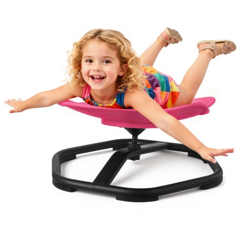 

VEVOR Sedia Girevole Sensoriale per Bambini, Capacità di 100 kg, a Forma di Elefante in Metallo Antiscivolo, Sedile per Sedersi e Girare per Coordinazione, Equilibrio e Concentrazione, Rosso