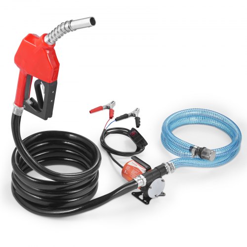 

VEVOR Pompa di Trasferimento Carburante, 12 V CC 8 GPM 1/5 HP, Pompa Elettrica Portatile con Ugello Carburante, Spegnimento Automatico, Tubo Flessibile Lungo per Benzina, Diesel, Miscele di Metanolo