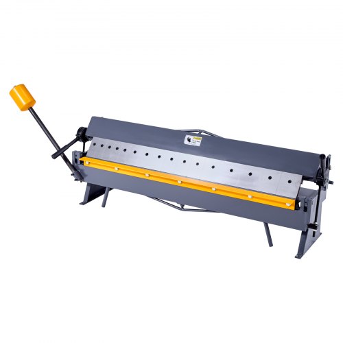 

VEVOR Piegatrice per Lamiera e Vaschetta, Piegatrice per Lamiera da 1220 mm, Capacità in Acciaio Dolce Calibro 16, Regolabile da 0 a 135 Gradi, per Metallo con 16 Dita, per Piegature Precise