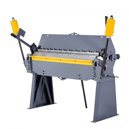 

VEVOR Piegatrice per Lamiera e Vaschetta, Piegatrice per Lamiera da 1220 mm, Capacità in Acciaio Dolce Calibro 12, Regolabile da 0 a 135 Gradi, per Metallo con 8 Dita, per Piegature Precise