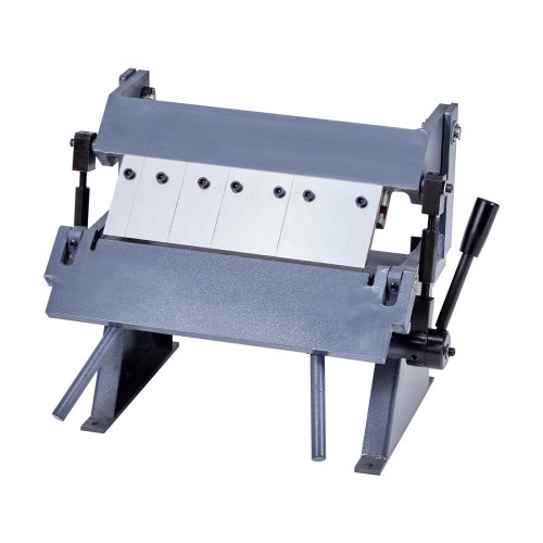 

VEVOR Piegatrice per Lamiera e Vaschetta, Piegatrice per Lamiera da 305 mm, Capacità in Acciaio Dolce Calibro 20, Regolabile da 0 a 135 Gradi, per Metallo con 5 Dita, per Piegature Precise