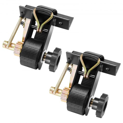 

VEVOR Cinghie a Cricchetto di Ancoraggio, Montaggio su Tubo Quadrato Nero, Larghezza 38 mm x Lunghezza 2,25 m, Cinghie Nere per Fissaggio con Doppi Ganci a J, Carico 226,8 kg, Confezione da 2