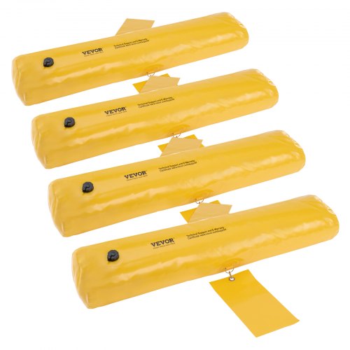 

VEVOR Sacco Antiallagamento, 4 Pezzi, Barriera Antiallagamento Alternativa, Portatile e Facile da Usare per Casa, Ingresso, Vialetto 122 x 25 x 17 cm Giallo