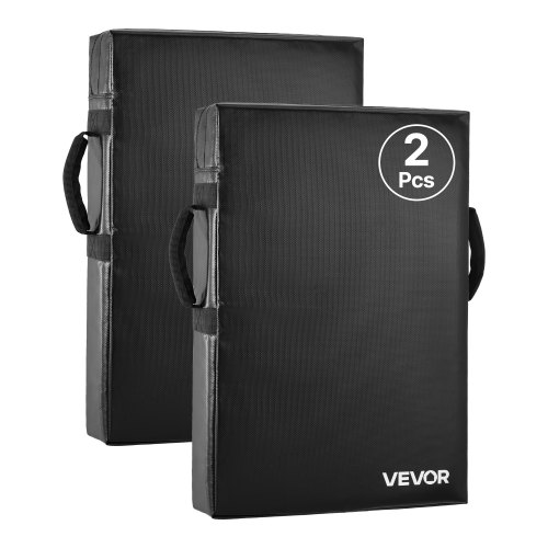 

VEVOR Manichino da Placcaggio per Calcio, 600 x 405 mm Manichini da Placcaggio in Spugna ad Alta Densità con Maniglie, Attrezzatura da Allenamento Resistente per Hockey, Lacrosse, Nero, 2 Pezzi