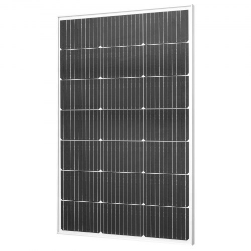 

VEVOR Modulo Solare Monocristallino da 100 W ad Alta Efficienza con Uscita MC4 Stabile e Telaio in Alluminio, Impermeabile IP65 per Applicazioni su Tetti Piani per Auto, Barche, Camper